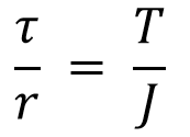 calculate the shaft diameter from the torque