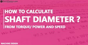How to calculate the shaft diameter from the torque?