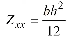 Section Modulus of a Triangle