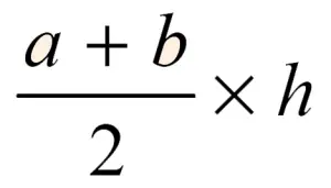 Area of Cross-section of a Trapezoidal