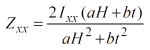 Section Modulus of a T-Section