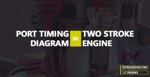 What is Port Timing diagram in Two-stroke Engines?