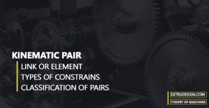 What are the Kinematic pairs? |classification|
