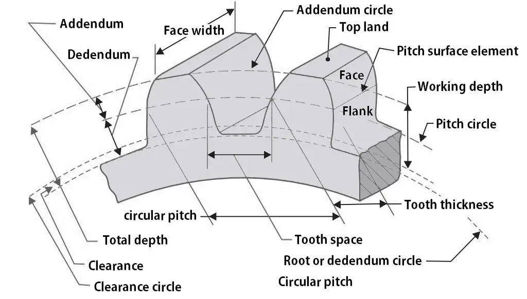 Gear перевод. Addendum это в шестерне. Pitch Angle шестерни. Face width. Gears terminology.