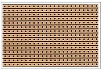 Fig. 1.3: A typical Vero Board (Wikipedia.com)
