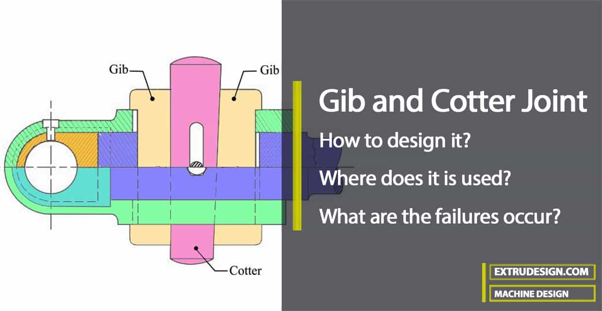 How to design a Gib and Cotter Joint for Connecting Rod end?