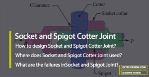 How to design Socket and Spigot Cotter Joint?