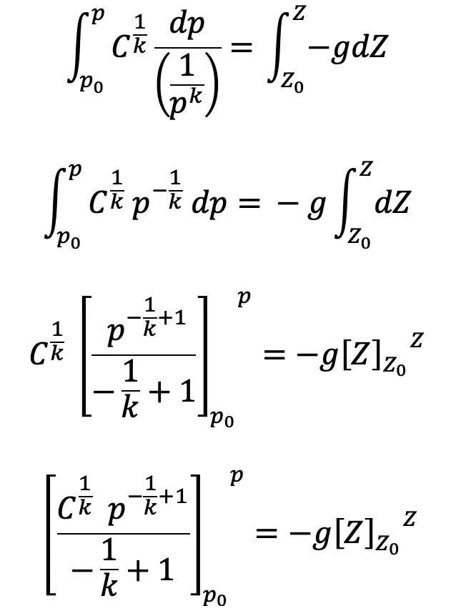 How to calculate the Pressure of Atmosphere?