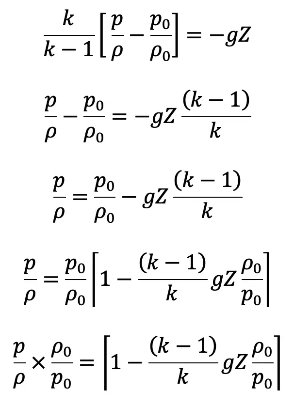 How to calculate the Pressure of Atmosphere?