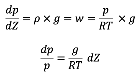 How to calculate the Pressure of Atmosphere?