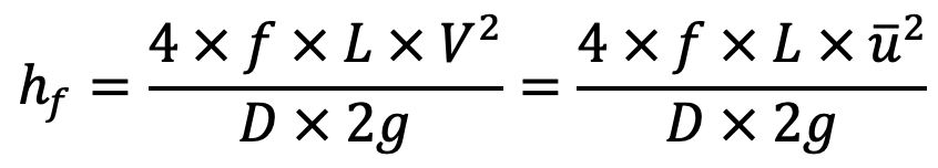 Loss of Head Due to Friction in Viscous Flow