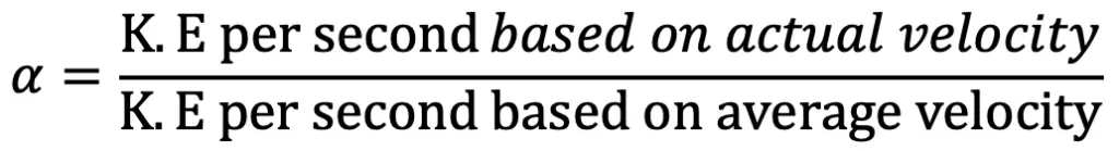 Kinetic Energy Correction Factor for Viscous Fluid Flow