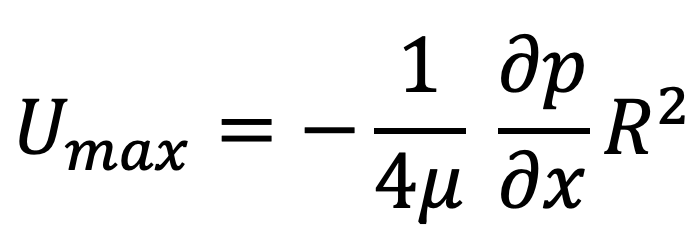 Ratio of Maximum Velocity to Average Velocity