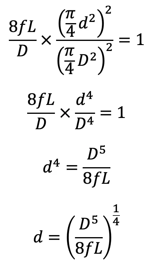 Diameter of the Nozzle for the Maximum Transmission of Power Through the Nozzles