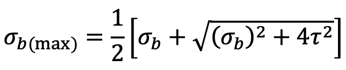 Maximum Principal or Shear Stress-Induced