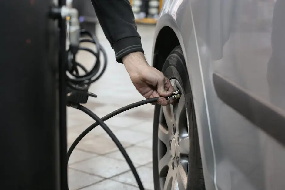 Image of a person inspecting a used car